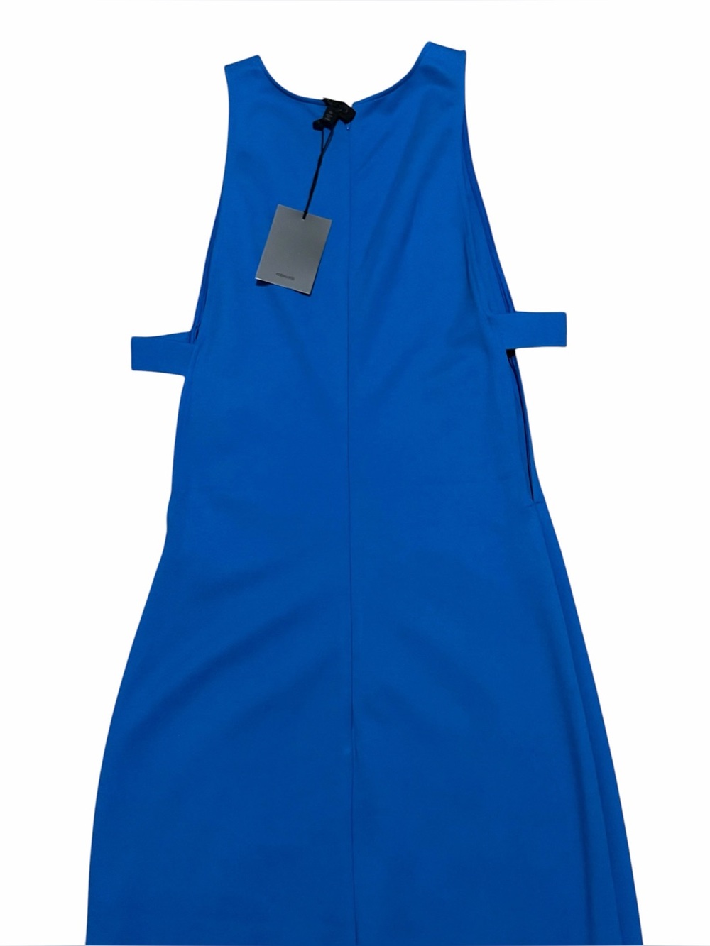 NBD NWT Cobalt Blue Sleeveless Late Night Cut-Out Maxi Gown M - Picture 8 of 16